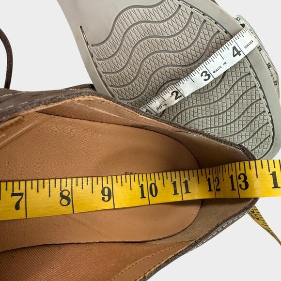 Clarks Artisan Mens Size 11 Suede Oxford Dress Shoes Laced Up Brown Classic - Picture 12 of 12